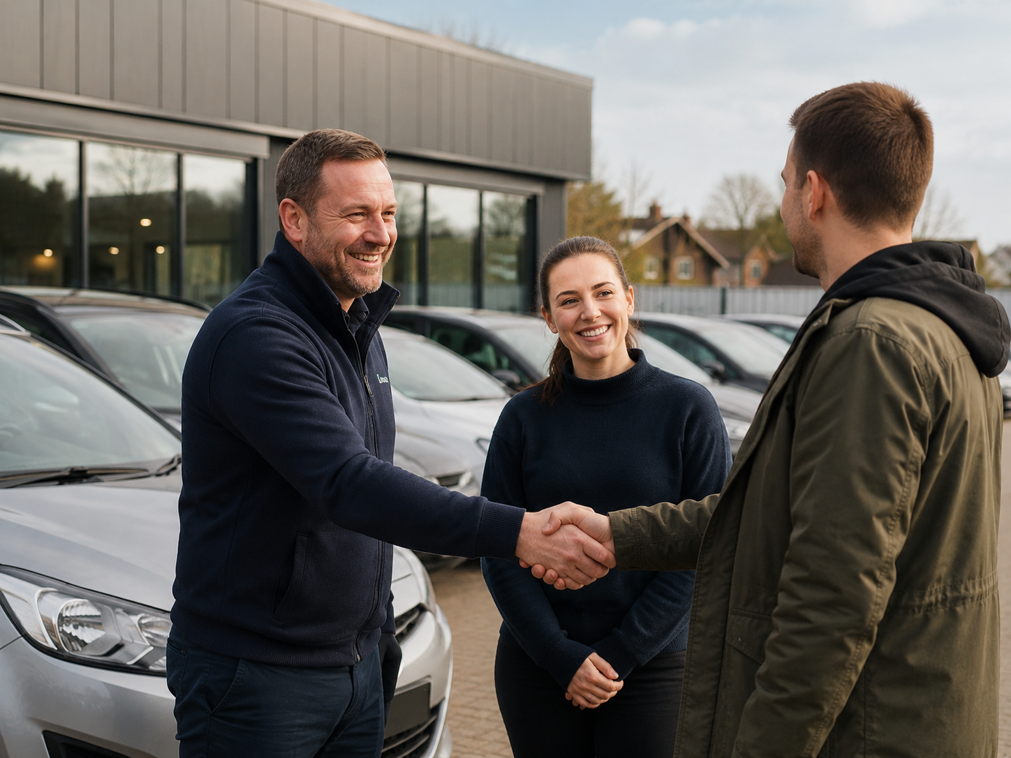 Used car dealer in Braintree, Essex &ndash; UM Cars showroom and forecourt